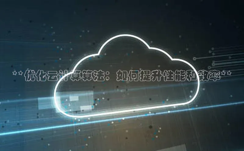 杏悦1平台登录入口ARGA公司**优化云计算算法：如何提升性能和效率**