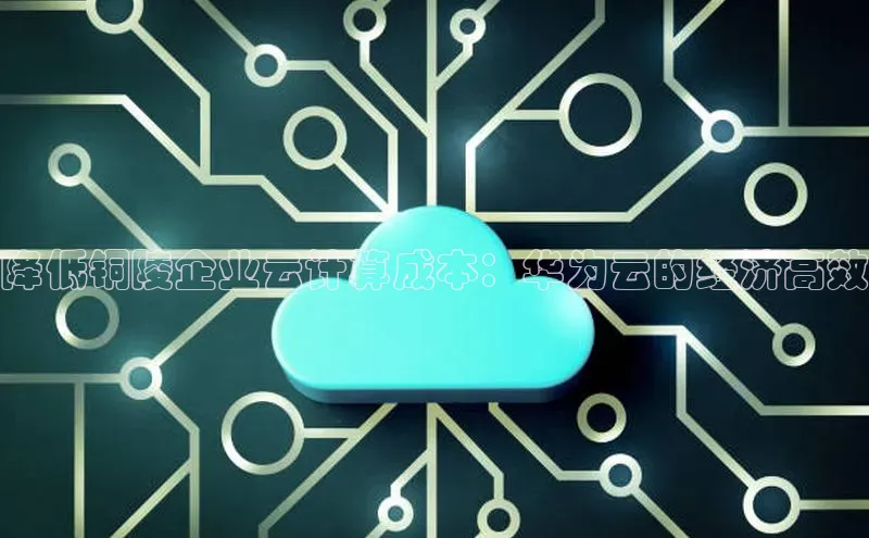 杏悦APP官网百度手机卫士降低铜陵企业云计算成本：华为云的经济高效