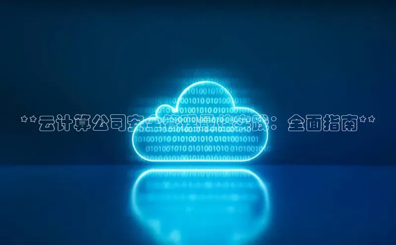 杏悦股东z176五827梨文心一言**云计算公司安全管理最佳实践：全面指南**